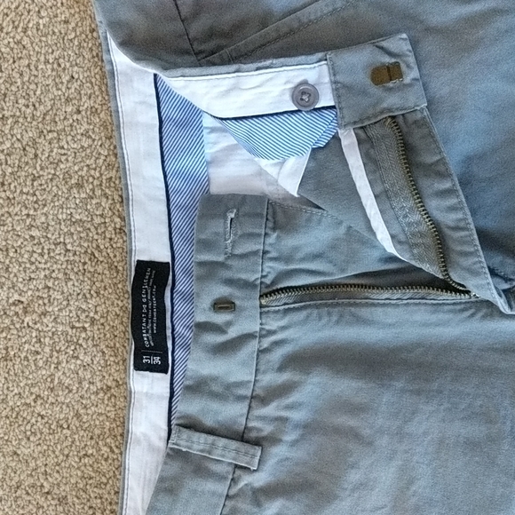 Combatant Gentlemen chinos, sage color, size 31 x 29.75 - Picture 3 of 10